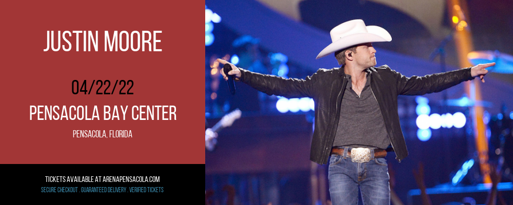 Justin Moore at Pensacola Bay Center