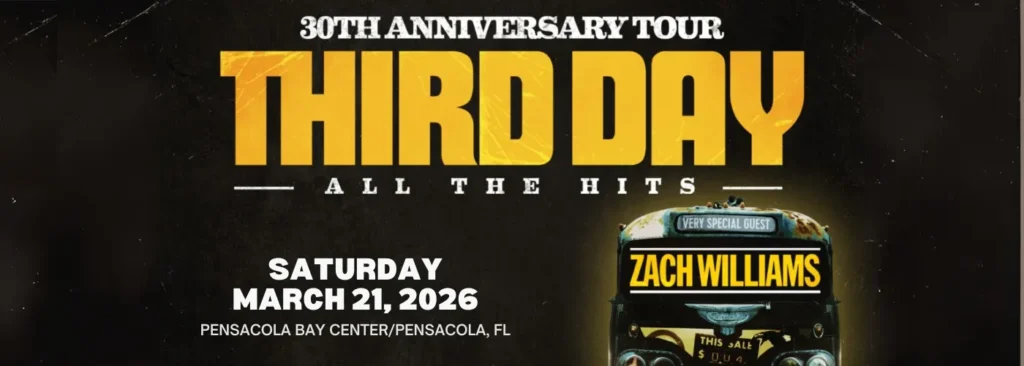 Third Day & Zach Williams at Pensacola Bay Center