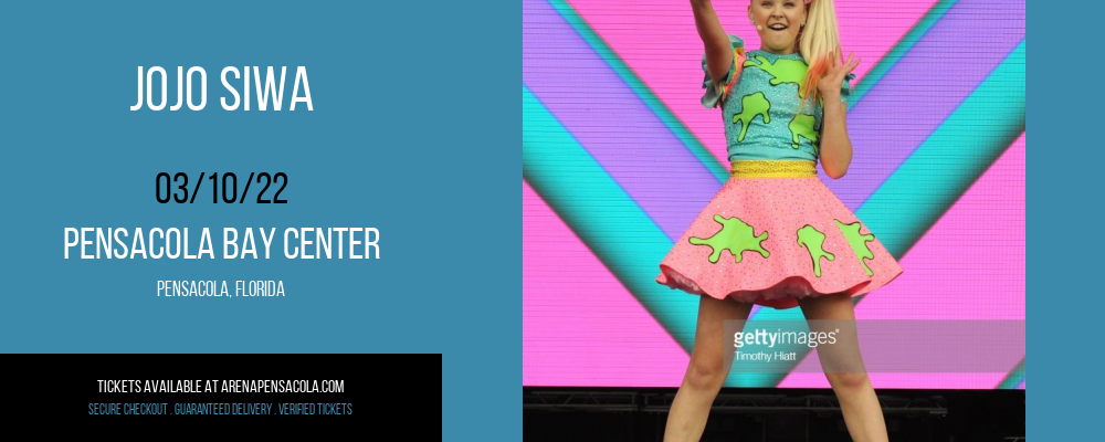 JoJo Siwa at Pensacola Bay Center tickets JoJo Siwa at Pensacola Bay Center